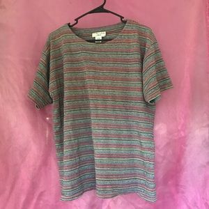 Multicolored striped tee!